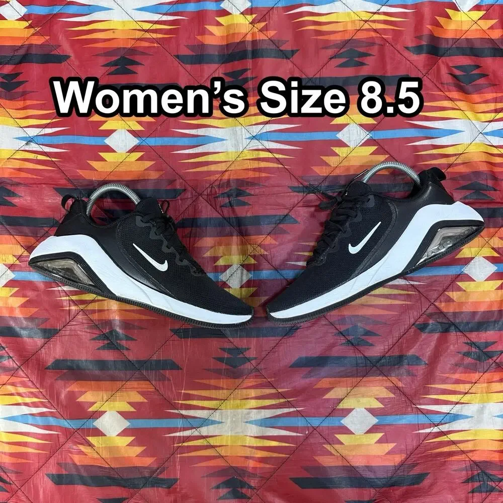 Nike Air Zoom Bella 7 Women Size 8.5 Black White Training Gym Shoes FZ1689-003